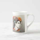 啓発美しい ボーンチャイナマグカップ (右)