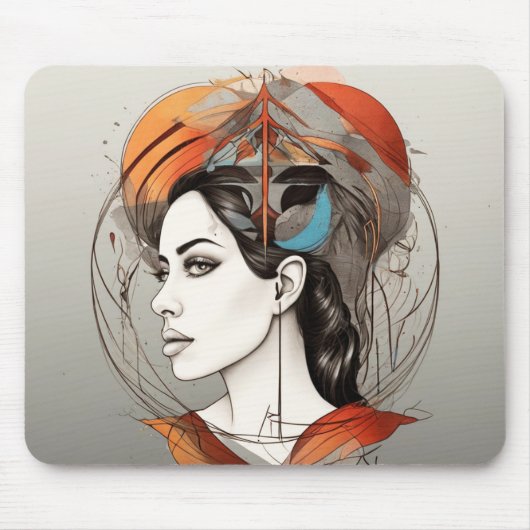 啓発美しい マウスパッド (正面)