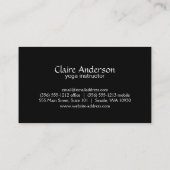 啓発金ゴールド 名刺 (裏面)