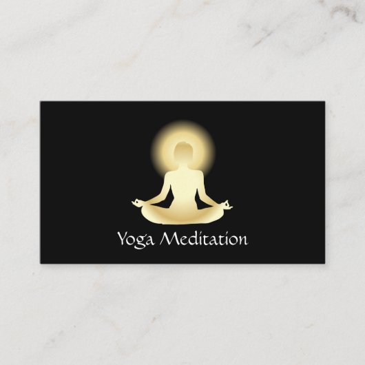 啓発金ゴールド 名刺 (正面)