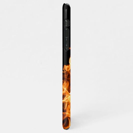 啓示:イエス・キリスト教の信仰のために火を燃やす iPhoneケース (左側)