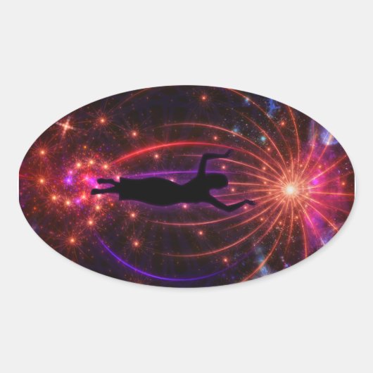 啓示 楕円形シール (正面)