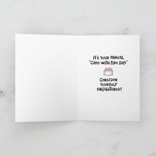 啓蒙おもしろい誕生日 カード (内部)