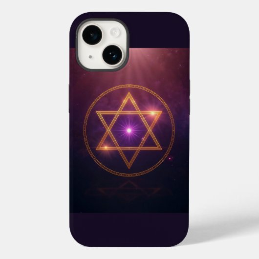 啓蒙されたバランスの宇宙の星 Case-Mate iPhoneケース (裏面)