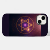 啓蒙されたバランスの宇宙の星 Case-Mate iPhoneケース (裏面 (横))