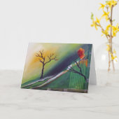 啓蒙 – グリーティングカード (黄色い花)