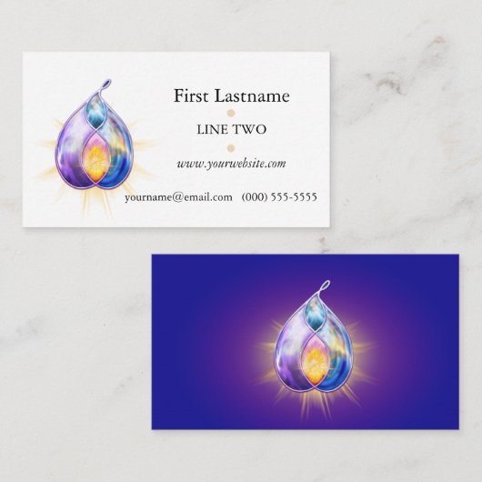 啓蒙 名刺 (正面/裏面)