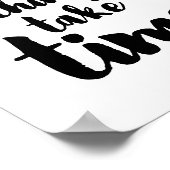 善いことには時間がかかる ポスター (角)