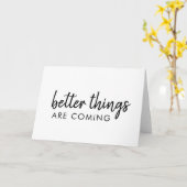 善いことは来の |スクリプモダント前向き カード (黄色い花)