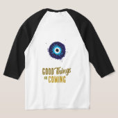 善いことは面白い Tシャツ (レイダウン裏面)