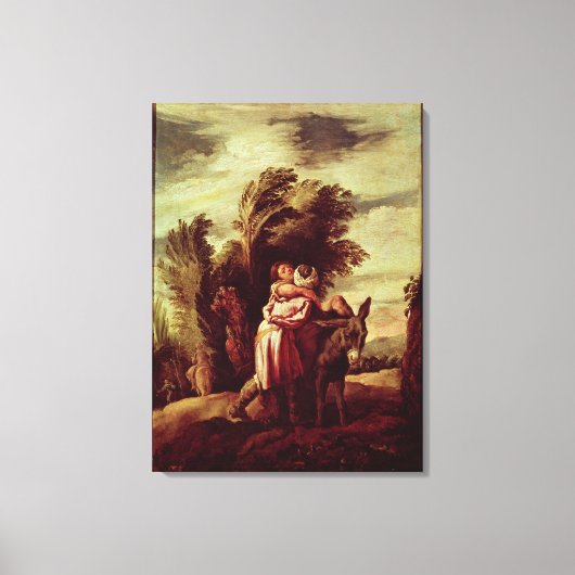 善いサマリア人の寓話 キャンバスプリント (正面)