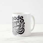 善い事は善い事来だ コーヒーマグカップ (正面右)