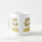 善い事は来の コーヒーマグカップ (正面左)