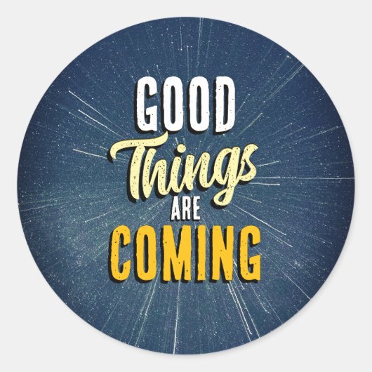 善い事は来の ラウンドシール (正面)