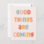 善い事は来引用文 ポストカード (正面/裏面)