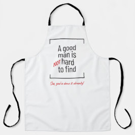 善い人は懸命ではない、冗談 エプロン