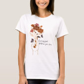 善い人を遣わして前向きくれTシャツ Tシャツ (正面)