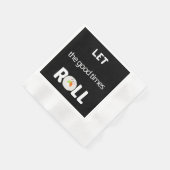 善い時を真っ暗に転がしなさい 縁ありカクテルナプキン (角)