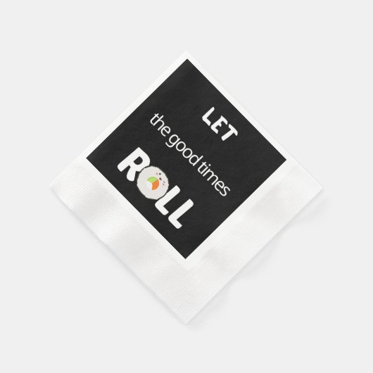 善い時を真っ暗に転がしなさい 縁ありカクテルナプキン (角)