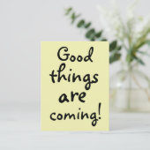 善い物は来好感動的い ポストカード (スタンド正面)