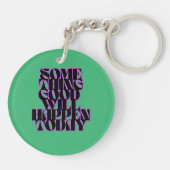 善い物,現感動的現,緑 キーホルダー (裏面)