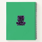 善い物,現感動的現,緑 ノートブック (裏面)