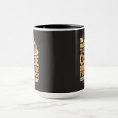 善か悪のための面白いコーヒーの力 マグカップ (中央)