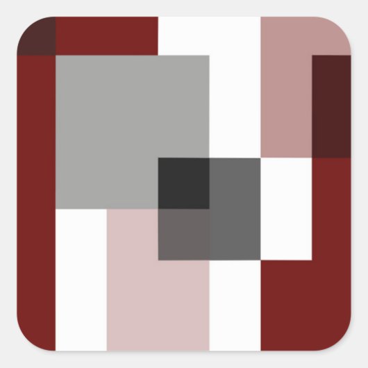 善と悪とアイディア[詳細良い] スクエアシール (正面)