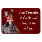 善と悪の双子 マグネット (横)