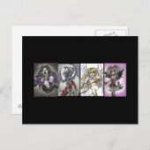 善と悪の絵はがき ポストカード (正面/裏面)