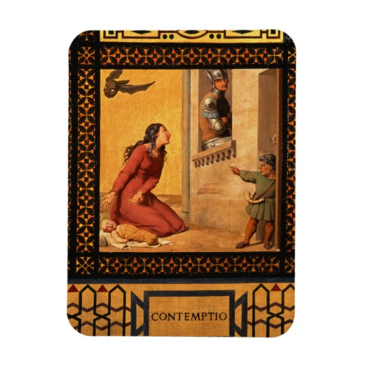 善と悪：軽蔑， 1832 (89709の詳細) (油) マグネット (縦)