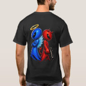 善と悪 Tシャツ (裏面)