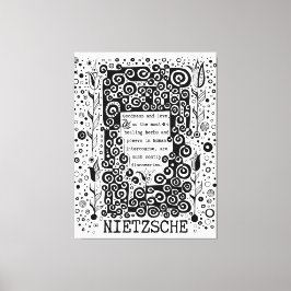 善と愛の引用文byニーチェ キャンバスプリント