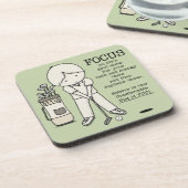 善に焦点を合わせる コースター (左側)