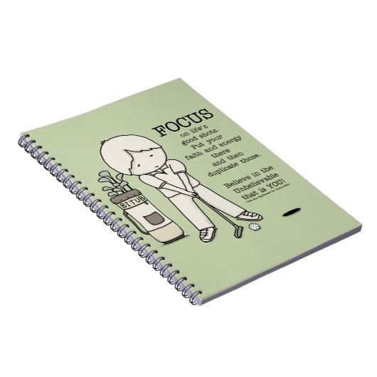 善に焦点を合わせる ノートブック (右側)