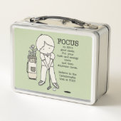 善に焦点を合わせる メタルランチボックス (裏面)