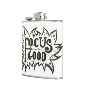 善に焦点を合わせる!感動的図解入りの、写真付きの引用文 フラスク (左)