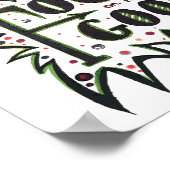 善に焦点を合わせる!感動的図解入りの、写真付きの引用文 ポスター (角)