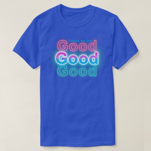 善に焦点を合わせる Tシャツ (デザイン正面)