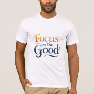 善に焦点を合わせる Tシャツ