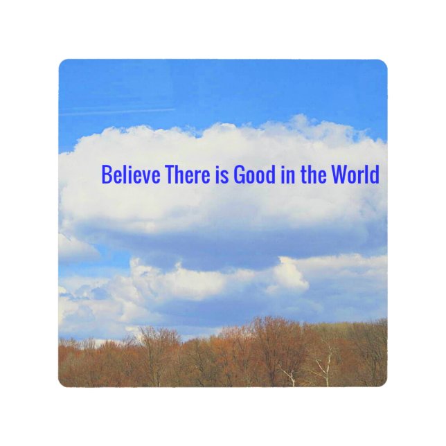 善の世界 メタルプリント (正面)