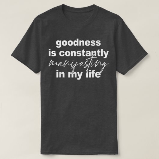 善は常に現れる Tシャツ (デザイン正面)