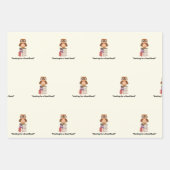 「善を求めて読い!」 本好き ラッピングペーパーシート (正面)