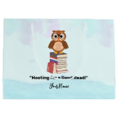 「善を求めて読い!」 本好き ラージペーパーバッグ (裏面)