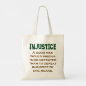 善人が好む – 不正引用文 トートバッグ (裏面)