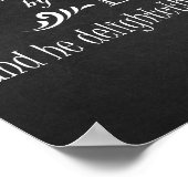 善人聖書の聖句タイポグラフィの手順 ポスター (角)