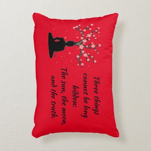 善仏真理諺引用文 アクセントクッション (正面(垂直))