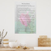 善女の箴言31:10-31プリント ポスター (キッチン)