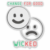 善悪に変わる シール (正面)