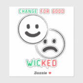 善悪に変わる シール (シート)